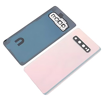 Samsung Galaxy S10 , G973 - Replacement Battery Cover , Rear Panel With Camera Lens - White -