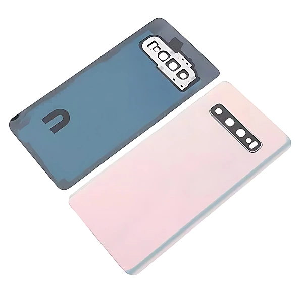 Samsung Galaxy S10 , G973 - Replacement Battery Cover , Rear Panel With Camera Lens - White -