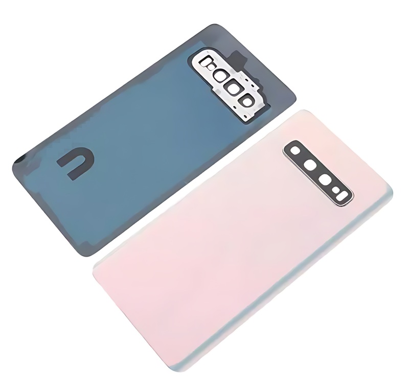 Samsung Galaxy S10 , G973 - Replacement Battery Cover , Rear Panel With Camera Lens - White -