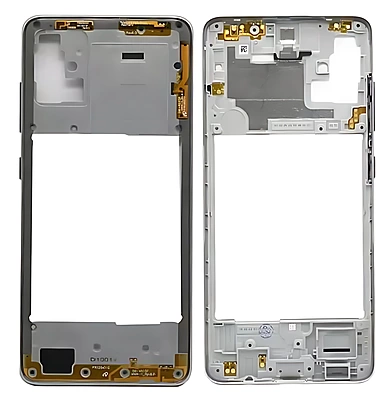 Samsung Galaxy A51 (2019) - Replacement Battery Cover Chassis With Buttons - White
