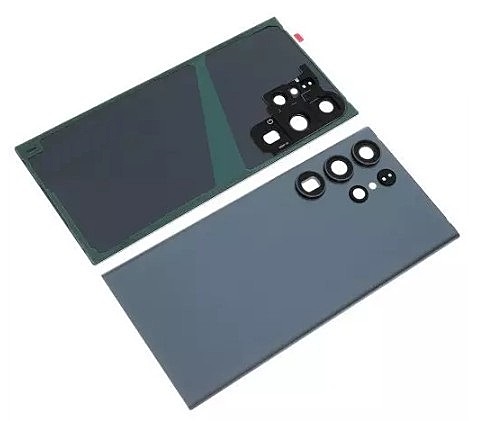 Samsung Galaxy S23 Ultra , S918 - Replacement Battery Cover With Camera Lens & Adhesive - Green