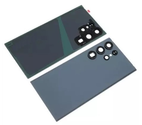 Samsung Galaxy S23 Ultra , S918 - Replacement Battery Cover With Camera Lens & Adhesive - Green