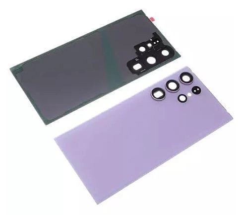 Samsung Galaxy S23 Ultra , S918 - Replacement Battery Cover With Camera Lens & Adhesive - Lavender