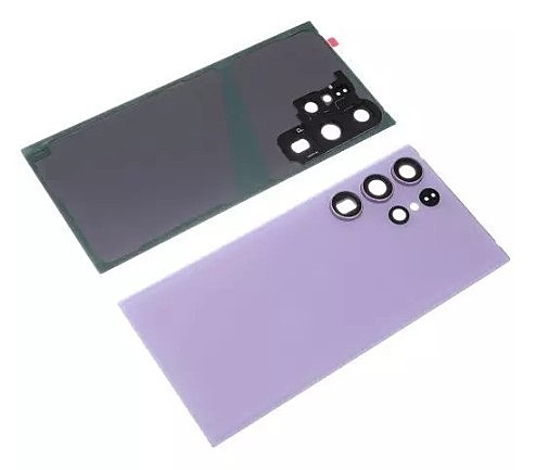 Samsung Galaxy S23 Ultra , S918 - Replacement Battery Cover With Camera Lens & Adhesive - Lavender