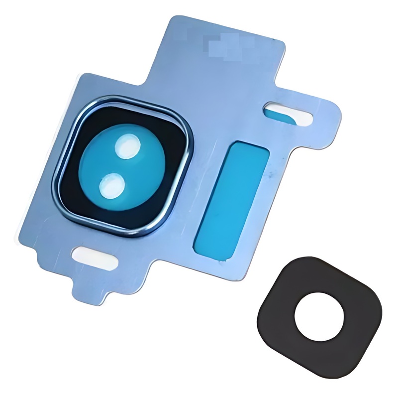 For Samsung Galaxy S8 - Replacement Camera Lens And Housing Cover With Adhesive - Blue