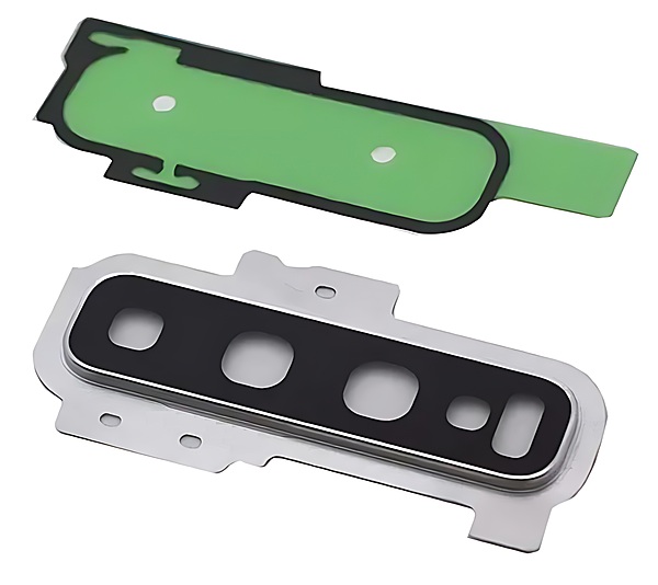 For Samsung S10 Plus Replacement Camera Lens Assembly With Adhesive - Ceramic White