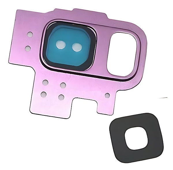 For Samsung Galaxy S9 - Replacement Camera Lens Plus Bracket & Adhesive - Purple