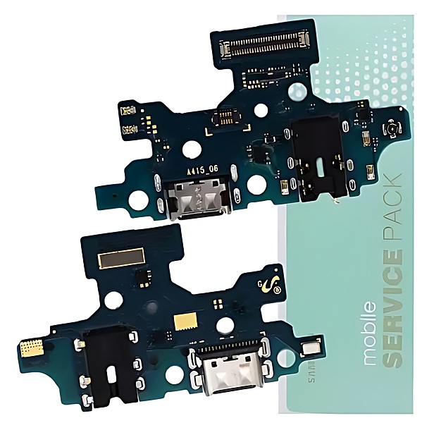 For Samsung A41 , A415 - Replacement Charging Port Board With Audio Port - Service Pack - GH96 - 13379A