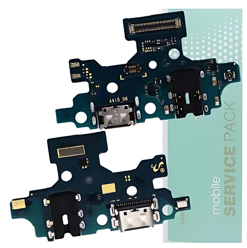 For Samsung A41 , A415 - Replacement Charging Port Board With Audio Port - Service Pack - GH96 - 13379A