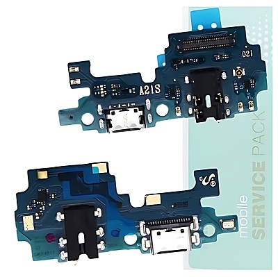 For Samsung A21s , A217 - Replacement Charging Port Board With Audio Port - Service Pack - GH96 - 13452A