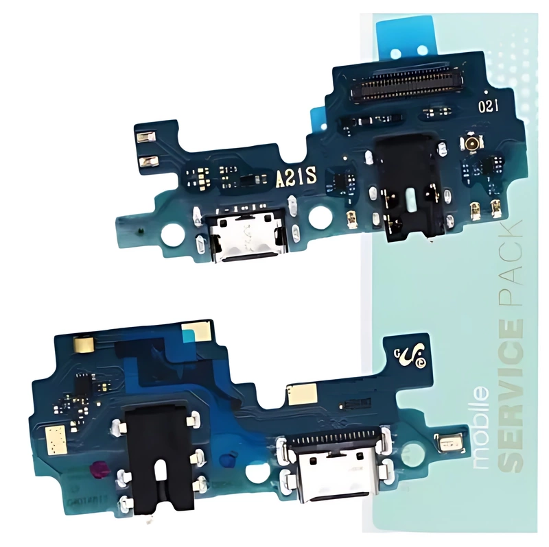 For Samsung A21s , A217 - Replacement Charging Port Board With Audio Port - Service Pack - GH96 - 13452A