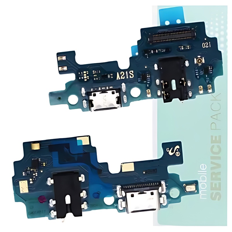 For Samsung A21s , A217 - Replacement Charging Port Board With Audio Port - Service Pack - GH96 - 13452A