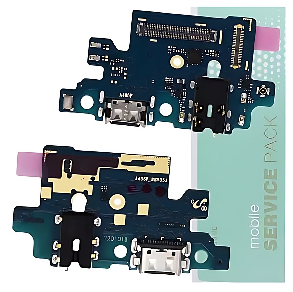 For Samsung A40 , A405 - Replacement Charging Port Board With Audio Port - Service Pack - GH96 - 12454A