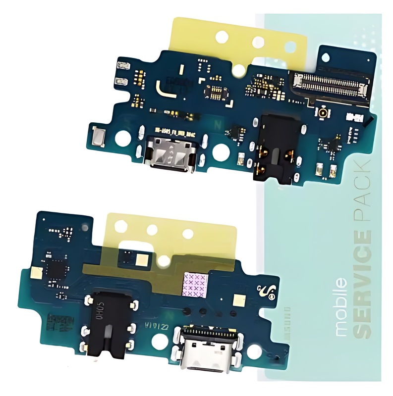 For Samsung A50 , A505 - Replacement Charging Port Board With Audio Socket - Service Pack - GH96 - 12616A