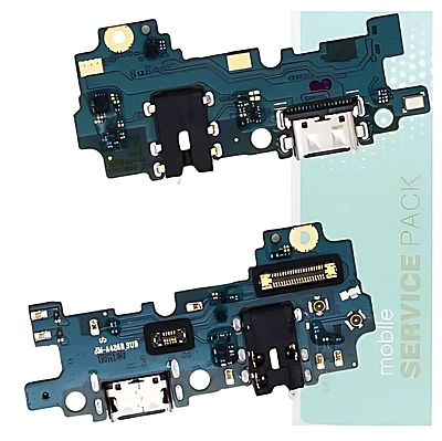 For Samsung A42 5G , A426 - Replacement Charging Port Board With Audio Socket - Service Pack - GH96 - 13913A