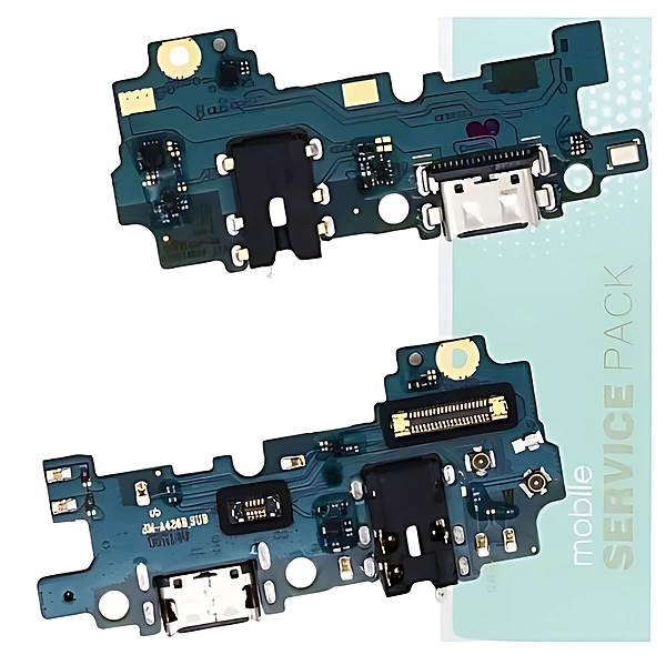 For Samsung A42 5G , A426 - Replacement Charging Port Board With Audio Socket - Service Pack - GH96 - 13913A