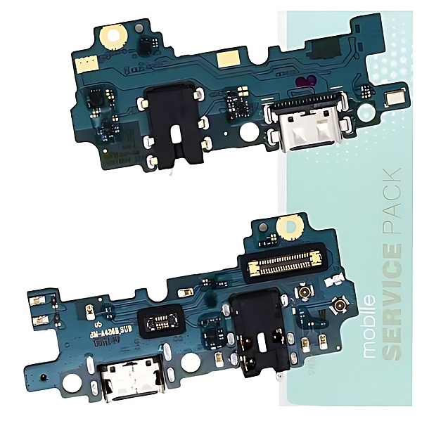For Samsung A42 5G , A426 - Replacement Charging Port Board With Audio Socket - Service Pack - GH96 - 13913A