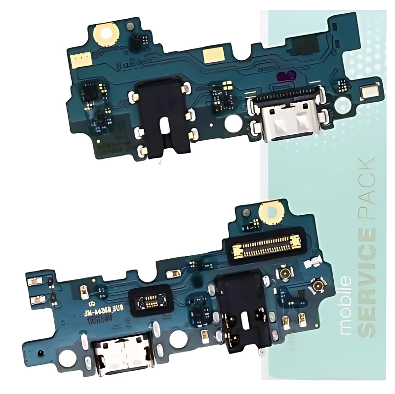 For Samsung A42 5G , A426 - Replacement Charging Port Board With Audio Socket - Service Pack - GH96 - 13913A