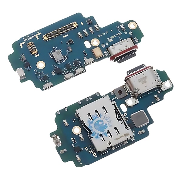 Samsung Galaxy S22 Ultra , S908 - Replacement Charging Port Board With Microphone & SIM Card Reader