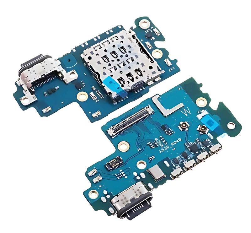For Samsung A53 5G , A536 - Replacement Charging Port Board With Microphone & SIM Card Reader