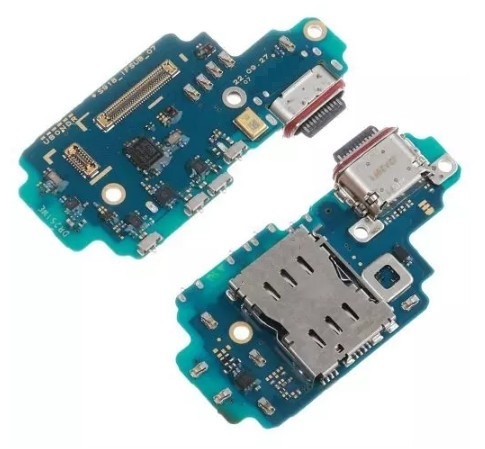 Samsung Galaxy S23 Ultra , S918 - Replacement Charging Port Board With Microphone & SIM Reader