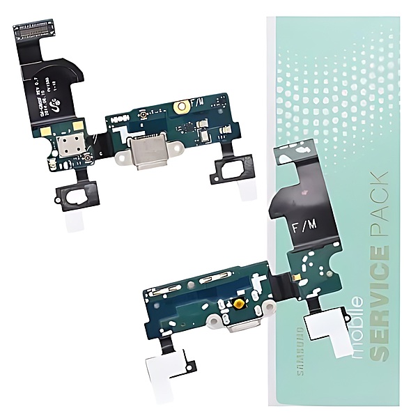For Samsung S5 Mini , G800 - Replacement Charging Port Board With Microphone - Service Pack - GH96 - 07233A