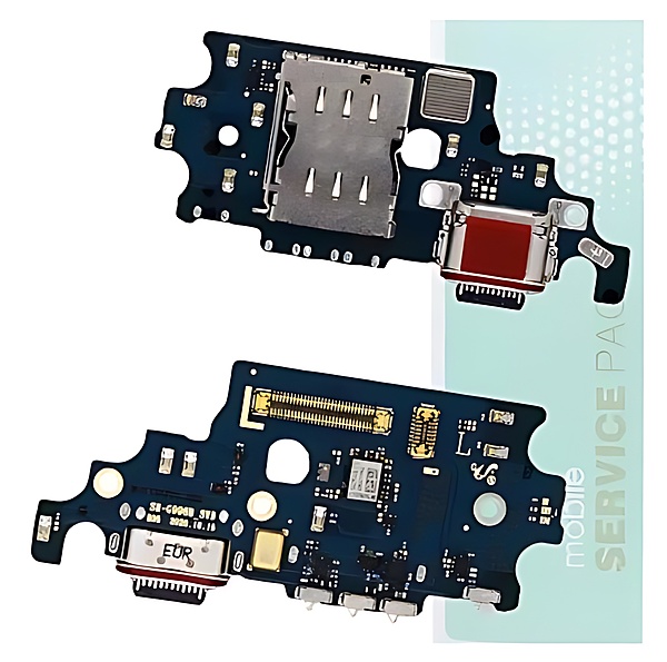 Genuine Samsung S21 Plus , G996 - Replacement Charging Port Board With Microphone - Service Pack - GH96 - 13993A