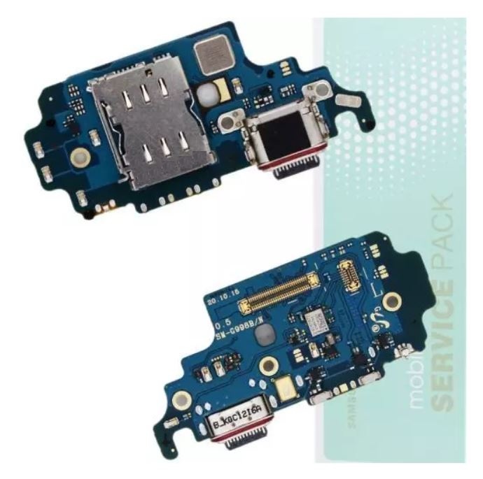Genuine Samsung S21 Ultra 5G , G998 - Replacement Charging Port Board With SIM Card Reader - Service Pack - GH96 - 14064A