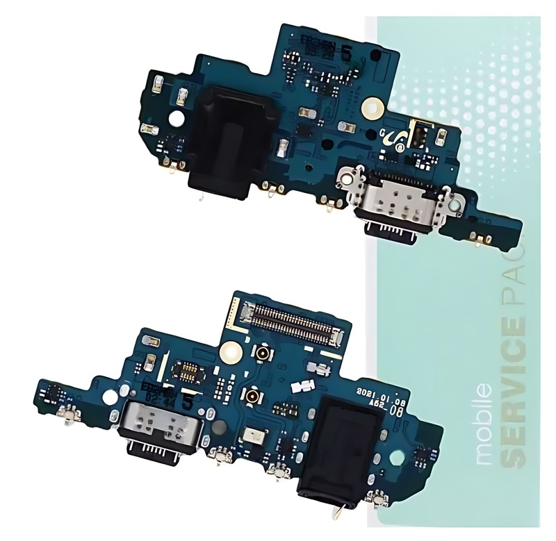 For Samsung A52 , A525 - Replacement Charging Port Flex Cable With Audio Port - Service Pack - GH96 - 14374A