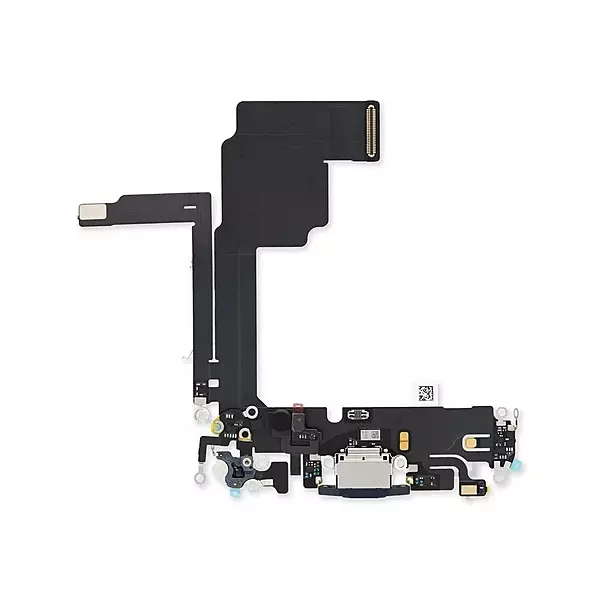 Replacement Charging Port Flex Cable With Microphone  for iPhone 15 Pro - Black Titanium