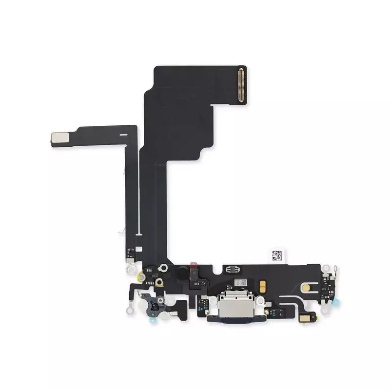 Replacement Charging Port Flex Cable With Microphone for iPhone 15 Pro - Black Titanium