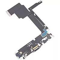 Genuine iPhone 15 Pro Max - Replacement Charging Port Flex Cable With Microphone - Original - Reclaimed - Black Titanium