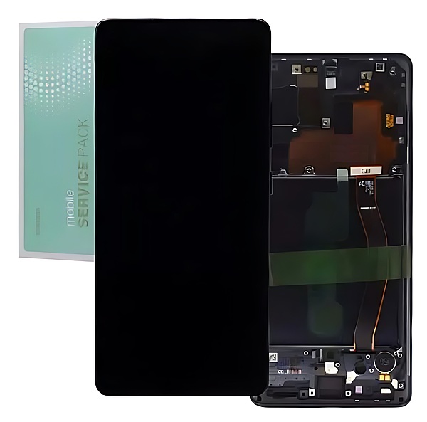 Genuine Samsung S10 Lite G770 - Replacement Complete AMOLED Touch Screen Assembly - Prism Black - Service Pack - GH82 - 21672A