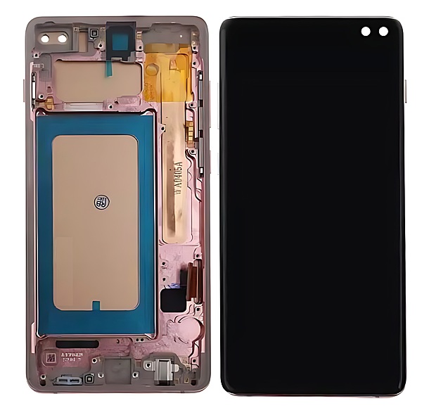 For Samsung S10 Plus G975 - Replacement Complete AMOLED Touch Screen Assembly - Prism Green - Service Pack - GH82 - 18849E