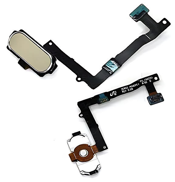 For Samsung Galaxy S6 Edge+ G928F - Replacement Home Button Flex - Gold