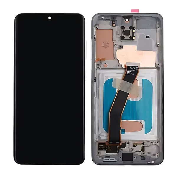 Samsung Galaxy S20 , G980 - Replacement LCD Touch Screen With Chassis - Grey