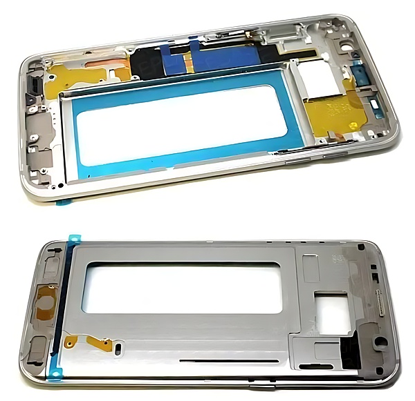 For Samsung Galaxy S7 Edge - Replacement Mid Frame Chassis - Gold