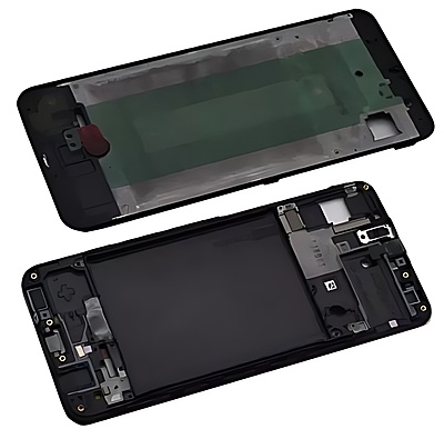Samsung Galaxy A30s - Replacement Mid Frame Chassis Assembly - Black