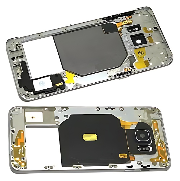 For Samsung Galaxy S6 Edge Plus - Replacement Mid Frame Chassis With Parts - Grey