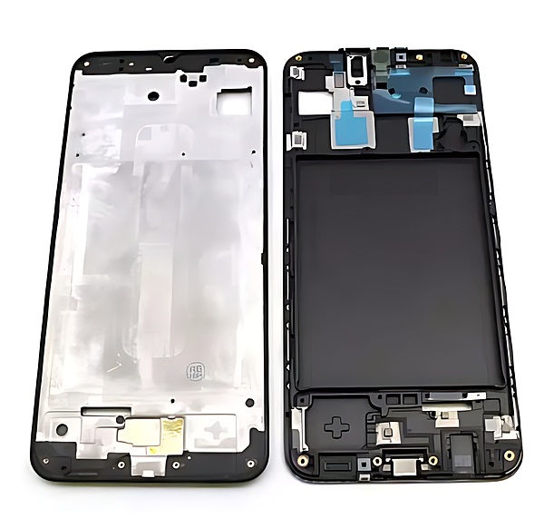Samsung Galaxy A30 , A305 - Replacement Middle Frame Chassis Assembly - Black