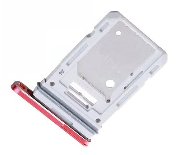 For Samsung S20 FE 5G , G780 - Replacement Sim & SD Card Tray - Red