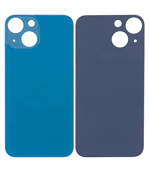 iPhone 13 - Bigger Camera Hole Back Glass (no logo) - Blue