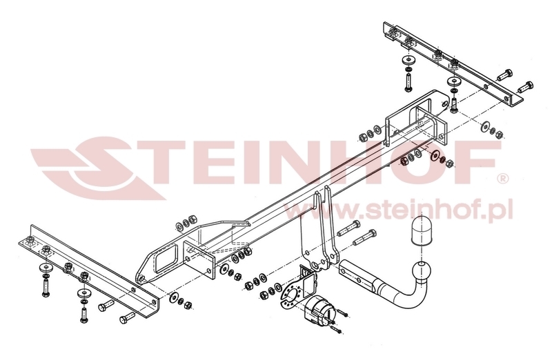 Saab 95 4D Tow Bar (2010-2012) S-010