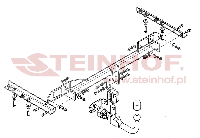 Saab 95 4D Tow Bar (2010-2012) S-011