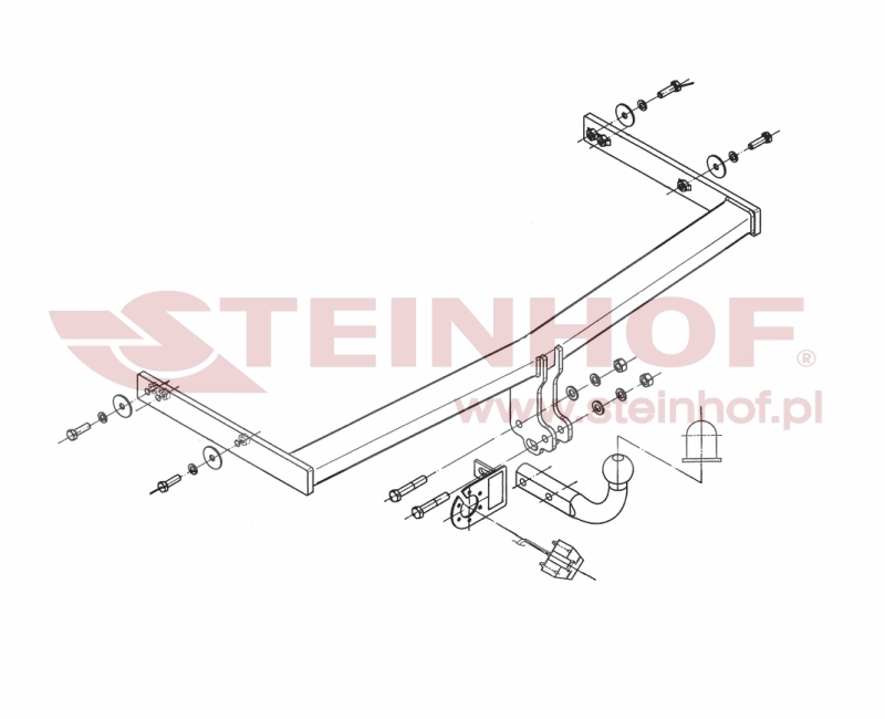 Seat Altea Freetrack Tow Bar (2007-2015) S-101