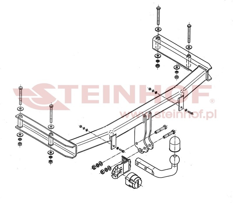 Seat Exeo 4D Tow Bar (2008-2013) S-103