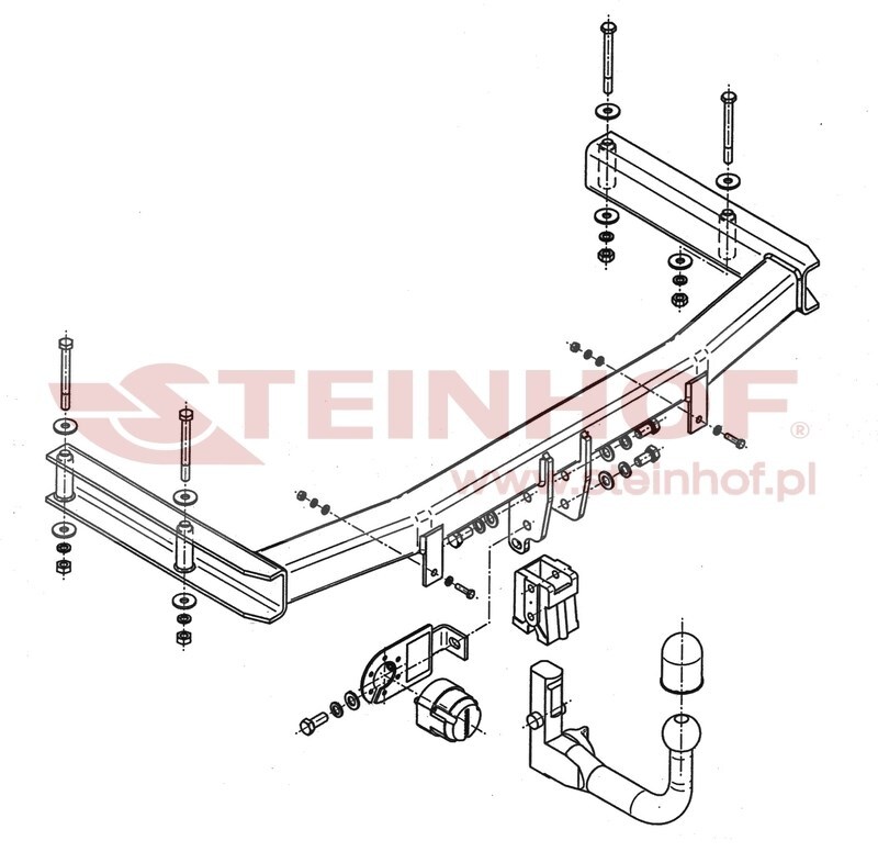 Seat Exeo 4D Tow Bar (2008-2013) S-104