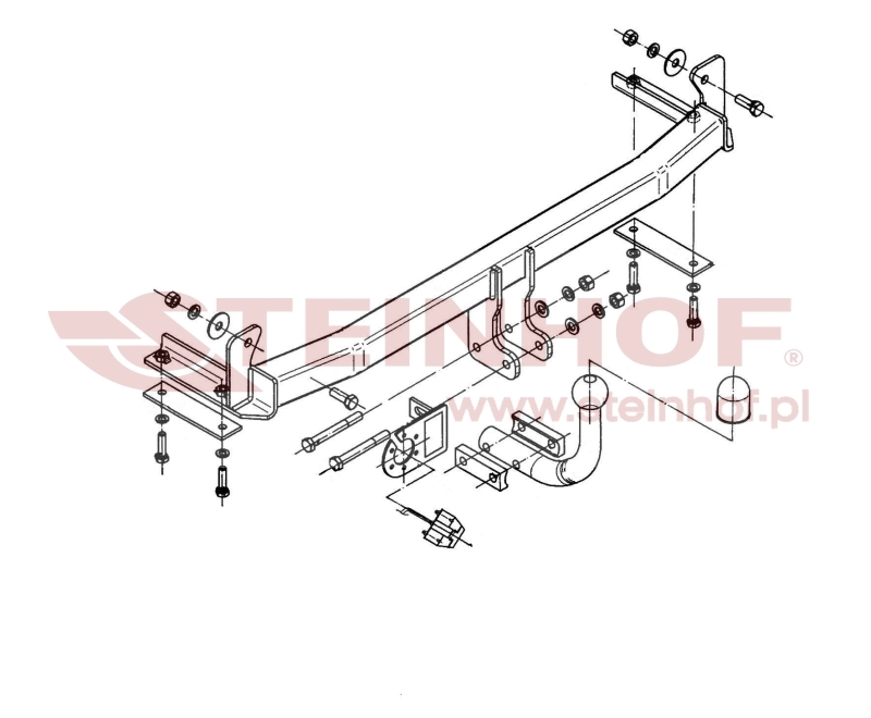 Seat Cordoba Vario Tow Bar (1997-1999) S-112