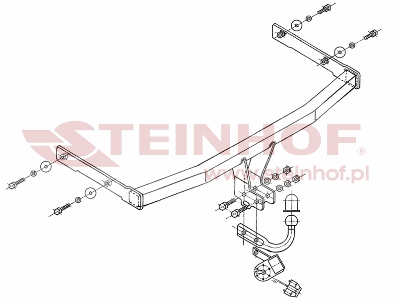 Seat Cordoba 4D Tow Bar (2003-2010) S-115