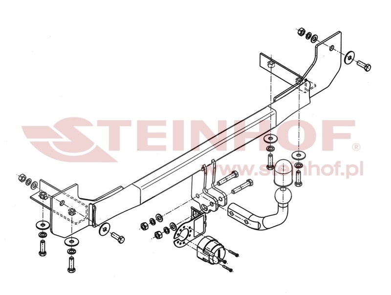 Seat Ibiza 3/5D Tow Bar (1996-1999) S-141